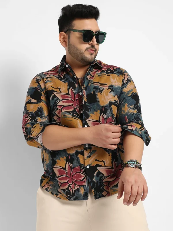 InstaFab Artistic Flowers Shirt
